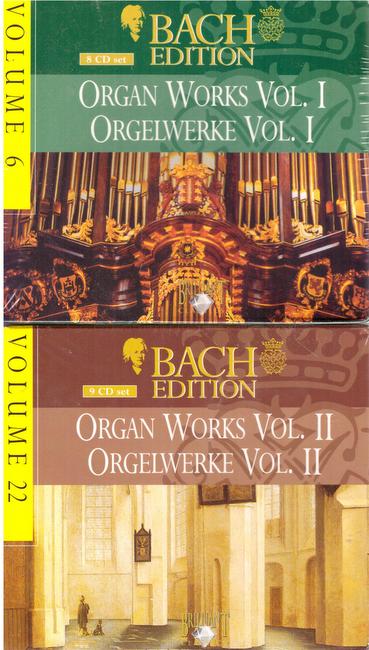 Bach, Johann Sebastian  8 + 9 (17) CD. Bach. Organ Works / Orgelwerke Vol. I + II 