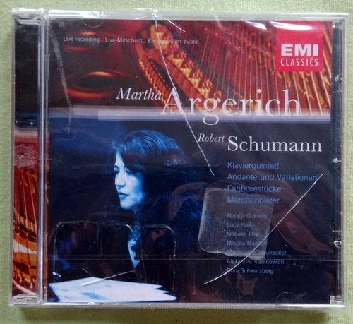 Argerich, Martha  Robert Schumann. Chamber Music (Klaviermusik, Andante und Variationen, Fantasiestücke, Märchenbilder. Live-Mitschnitt) 
