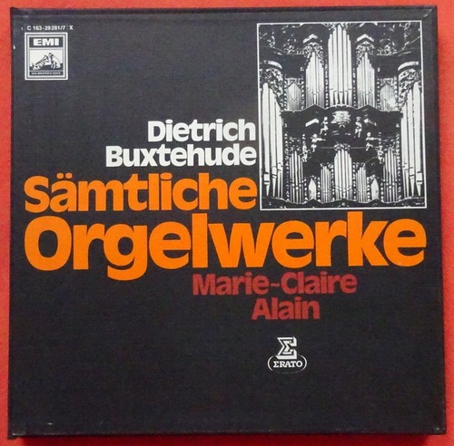 Buxtehude, Dietrich  Sämtliche Orgelwerke (Marie-Claire Alain) (7 LP 33 1/3) 