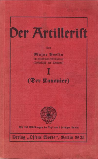 Berlin, Major  Der Artillerist I. (Der Kanonier) 