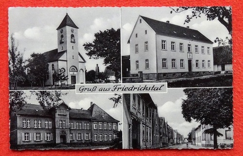   Ansichtskarte AK Gruß aus Friedrichstal (4 Motive) 