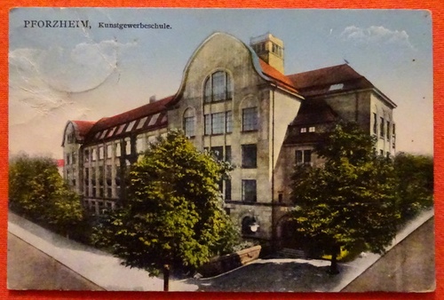  Ansichtskarte AK Pforzheim. Kunstgewerbeschule 
