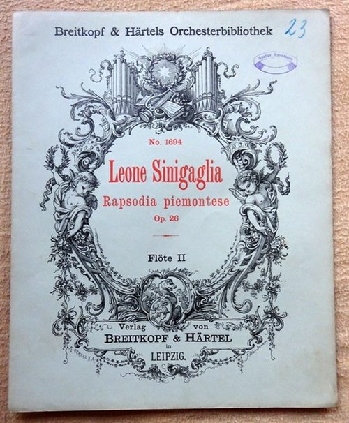 Sinigaglia, Leone  Rapsodia piemontese Opus 26 für Violine und Orchester (Flöte II) 