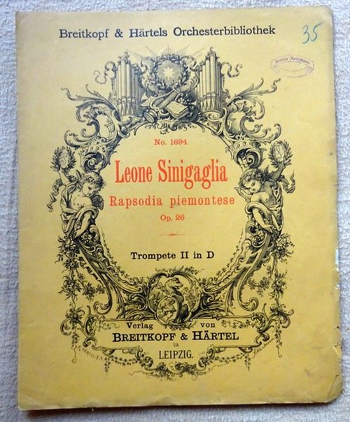 Sinigaglia, Leone  Rapsodia piemontese Opus 26 für Violine und Orchester (Trompete II in D) 