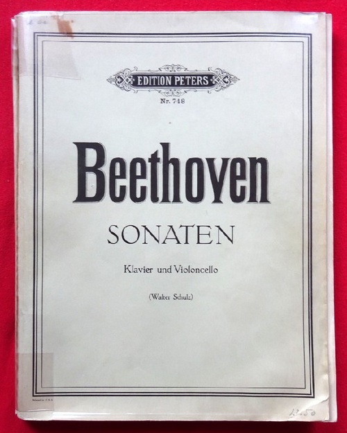 Beethoven, Ludwig van  Sonaten für Klavier und Violoncello (Hg. Walter Schulz) 