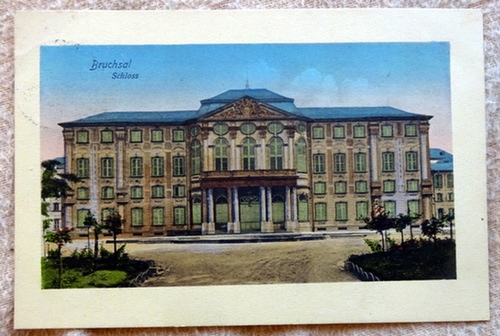   Ansichtskarte AK Bruchsal. Schloss 