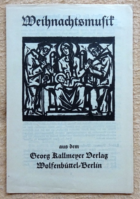 Georg Kallmeyer Verlag  Werbebroschüre für "Weihnachtsmusik" (ca. 40 Titel mit einigen Rezensionen) 