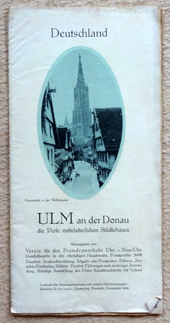   Werbeprospekt "Ulm an der Donau, die Perle mittelalterlichen Städtebaus" 