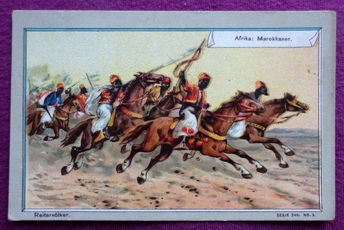   Reklamebild / Kaufmannsbild / Sammelbild Wilhelm Dick Wunden-Salbe (Serie 540 Nr. 5 Afrika Marokkaner) 
