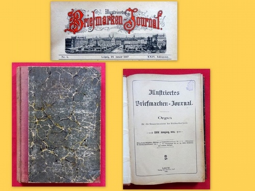   Illustriertes Briefmarken-Journal. XXIV. Jahrgang 1897 (kpl. 12 Hefte) (Organ für die Gesamt-Interessen der Briefmarkenkunde) 