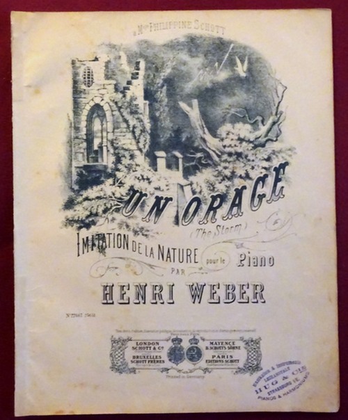 Weber, Henri  Un Orage (The Storm) (Imitation de la nature pour le piano) 