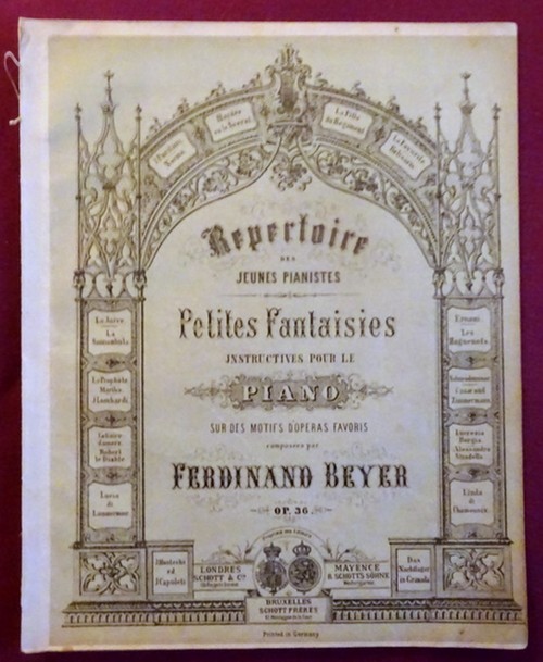 Beyer, Ferdinand  Repertoire des jeunes pianistes. petites Fantaisies No. 21 Martha de Flotow (Instructives pour le Piano sur des Motifs D`Operas Favoris Op. 36) 