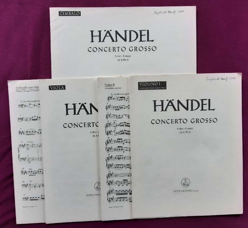 Händel, Georg Friedrich  Concerto Grosso A-Dur / A major op. 6 Nr. 11 