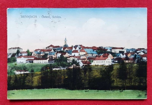   Ansichtskarte AK Bennisch. Österr. Schlesien (heute: Horní Benesov) (Stempel Bennisch) 