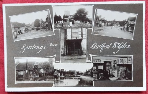   Ansichtskarte AK Greetings from Chalfont St. Giles 