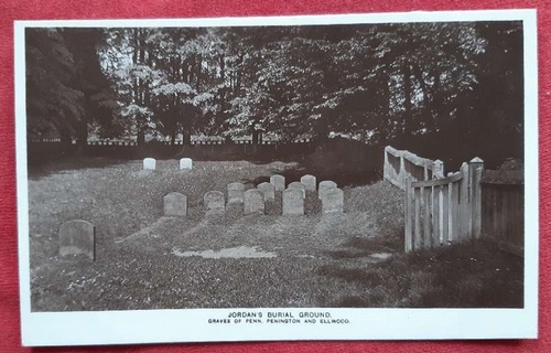   Ansichtskarte AK Jordan's Burial Ground. Graves of Penn, Penington and Ellwood (Beaconsfield) 