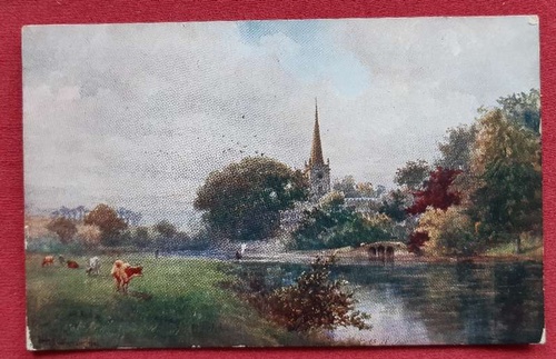 Quatremain, W.W.  Ansichtskarte AK Stratford -on-Avon (Künstlerpostkarte nach W.W. Quatremain) 