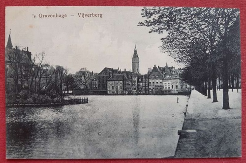   Ansichtskarte AK 's-Gravenhage. Vijverberg 