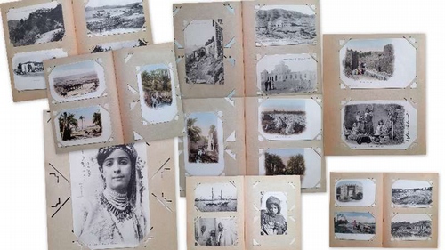   Postkartenalbum mit 39 Ansichtskarten einer Reise nach Algier und Tunis 1905 (Algerien / Tunesien) 