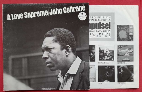 Coltrane, John  A Love Supreme LP (33 1/3) Gatefold 