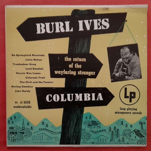 Ives, Burl  The Return of the Wayfaring Stranger LP 33 1/3 (unbreakable) 10" 