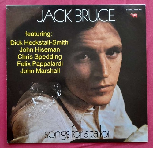 Bruce, Jack  Songs for a Tailor featuring: Dick Heckstall-Smith, John Hiseman, Chris Spedding, Felix Pappalardi, John Marshall LP 33 1/3 Umin. 