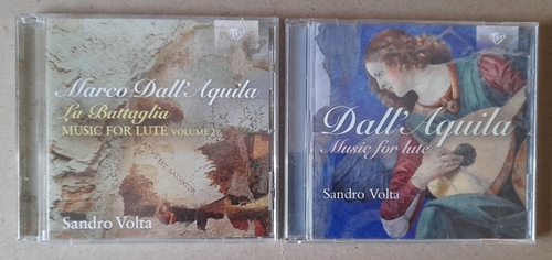 Dall' Aquila, Marco  La Battaglia. Music for Lute Vol. 1+ 2 (Sandro Volta) 