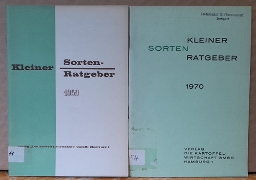 Siebeneick, Hans  2 Hefte "Kleiner Sortenratgeber" 1959 + 1970 (Kartoffeln) 