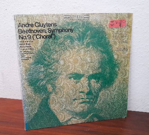 Cluytens, Andre  Beethoven: Symphony No. 9 ("Choral") (Gre Brouwenstijn, Kerstin Meyer, Nicolai Gedda, Frederick Guthrie...) LP 33 U/min. 