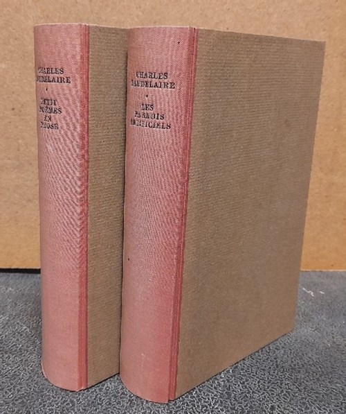 Baudelaire, Charles  2 Vols. / 1. Les paradis artificiels (La Fanfarlo. Notice, notes et éclaircissements de Jacques Crépet) 