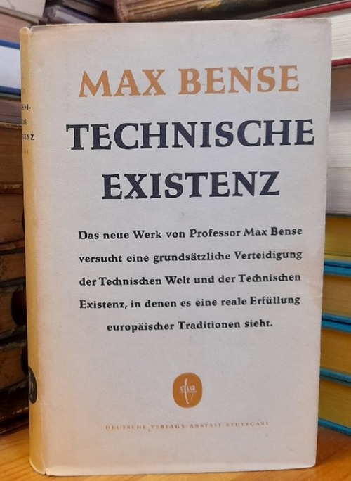Bense, Max  Technische Existenz (Essays) 