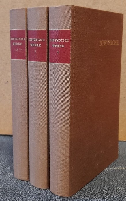 Nietzsche, Friedrich  Werke in drei Bänden (Hg. Dr. Wolfgang Deninger) 