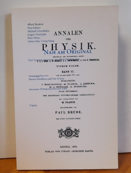 Dombois, Florian und Guy Krneta  Nah am Original (Fünf Autoren antworten auf Albert Einstein 1905. mit einem Beitrag von Dieter Dath) 