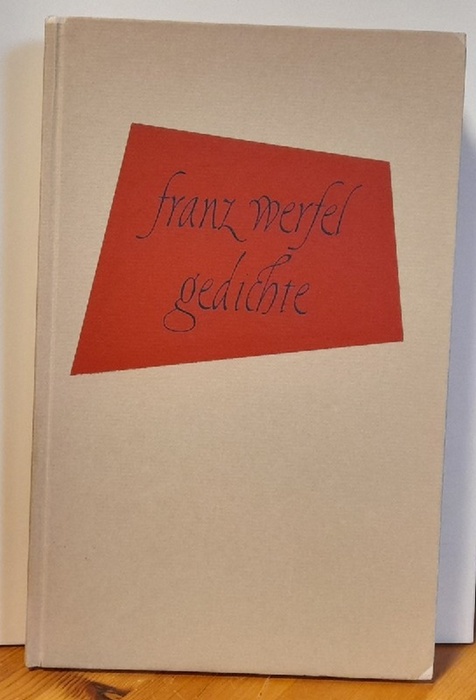 Werfel, Franz  Gedichte aus den Jahren 1908-1945 