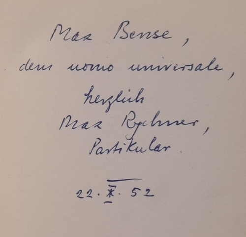 Rychner, Max  Zur Europäischen Literatur zwischen zwei Weltkriegen 