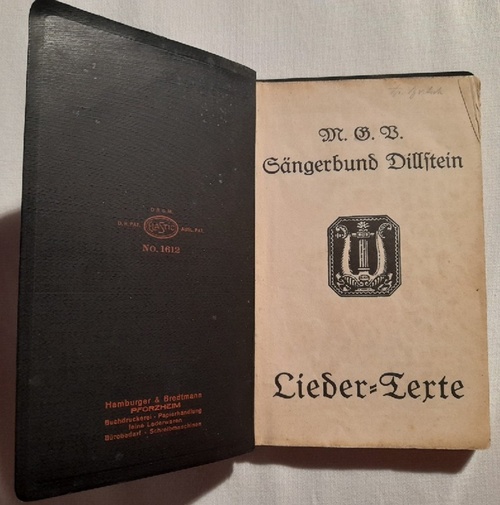 M.G.V. Sängerbund Dillstein  Lieder-Texte (M.G.V. Männergesangsverein) 