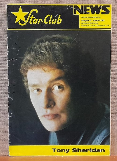 Sheridan, Tony  STAR-CLUB News - Ausgabe 8 / August 1965 (Clubzeitschrift vom Star-Club Hamburg St. Pauli, Große Freiheit 39) 