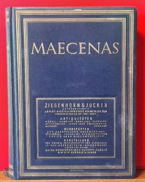 Stern, Joachim Dr.  Maecenas (Anm.: Internationales Adreßbuch der öffentlichen Sammlungen, Sammler, Kunst- und Antiquitätenhändler. I. Teil: Mittel-, Nord- und Osteuropa) 