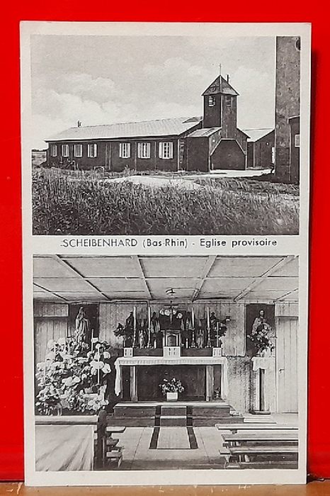   Ansichtskarte AK Scheibenhard (Bas-Rhin) Eglise provisoire 