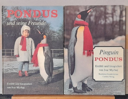 Myrhoj, Ivar  2 Titel / 1. Pinguin  Pondus (1969, 3. Auflage) + Pondus und seine Freunde (1968, 1. dt. Ausgabe) 