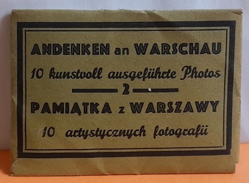   Andenken an Warschau 2 (10 kunstvoll ausgeführte Photos / Pamiatka z Warszawy (10 artystycznych fotografii) 