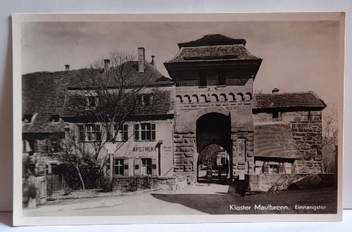   AK Ansichtskarte Maulbronn Eingangstor zum Kloster Maulbronn und APOTHEKE 