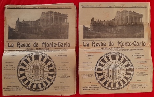 ohne Autor  La Revue de Monte-Carlo Vingt-sixieme Annee No. 631+632, Dimanche 23+30 Mars 1930 (Journal Scientifique) 