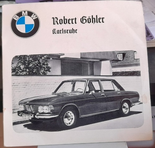 Kristory, Charly; Gustls Fröhliche Dorfmusik und Gustl Schwarzmeier  Den Freunden Unseres Hauses - Robert Göhler Karlsruhe (BMW Autohaus) Vinyl, 7", Single 