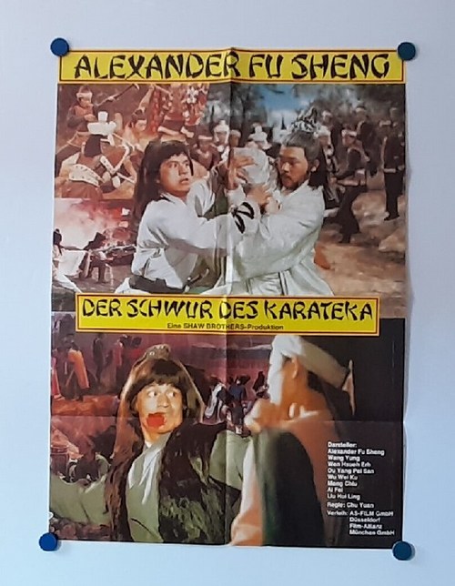 Fu Sheng, Alexander  Orig.-Filmplakat Der Schwur des Karateka 