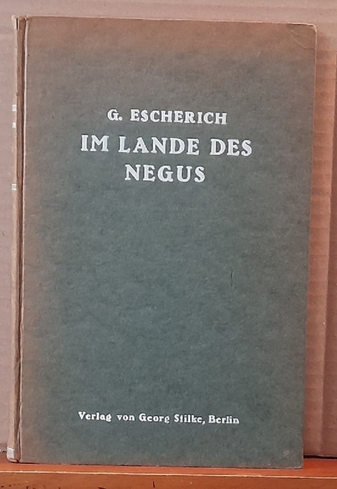 Escherich, Georg  Im Landes des Negus 
