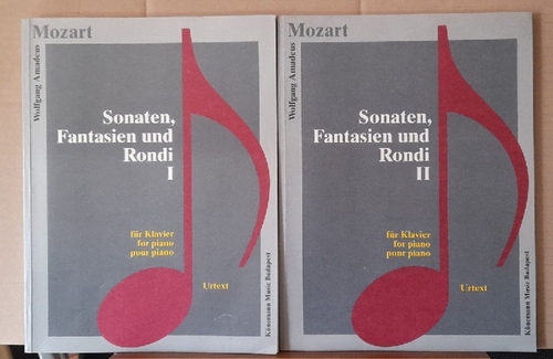 Mozart, Wolfgang Amadeus und Istvan (Bearb.) Mariassy  Sonaten, Fantasien und Rondi  für Klavier / for Piano / pour Piano Band I + II (Urtext) 