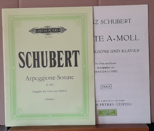 Schubert, Franz  Sonate A-Moll für Arpeggione und Klavier D 821 (Hans Drechsel) 