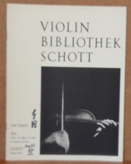 Stamitz, Carl (Karl)  Duo C-Dur / Ut majeur / C major für Violine und Viola (Hg. Walter Lebermann) 