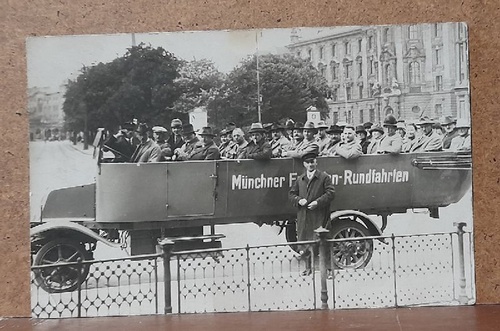   Ansichtskarte AK München. Münchner Fremden-Rundfahrten 